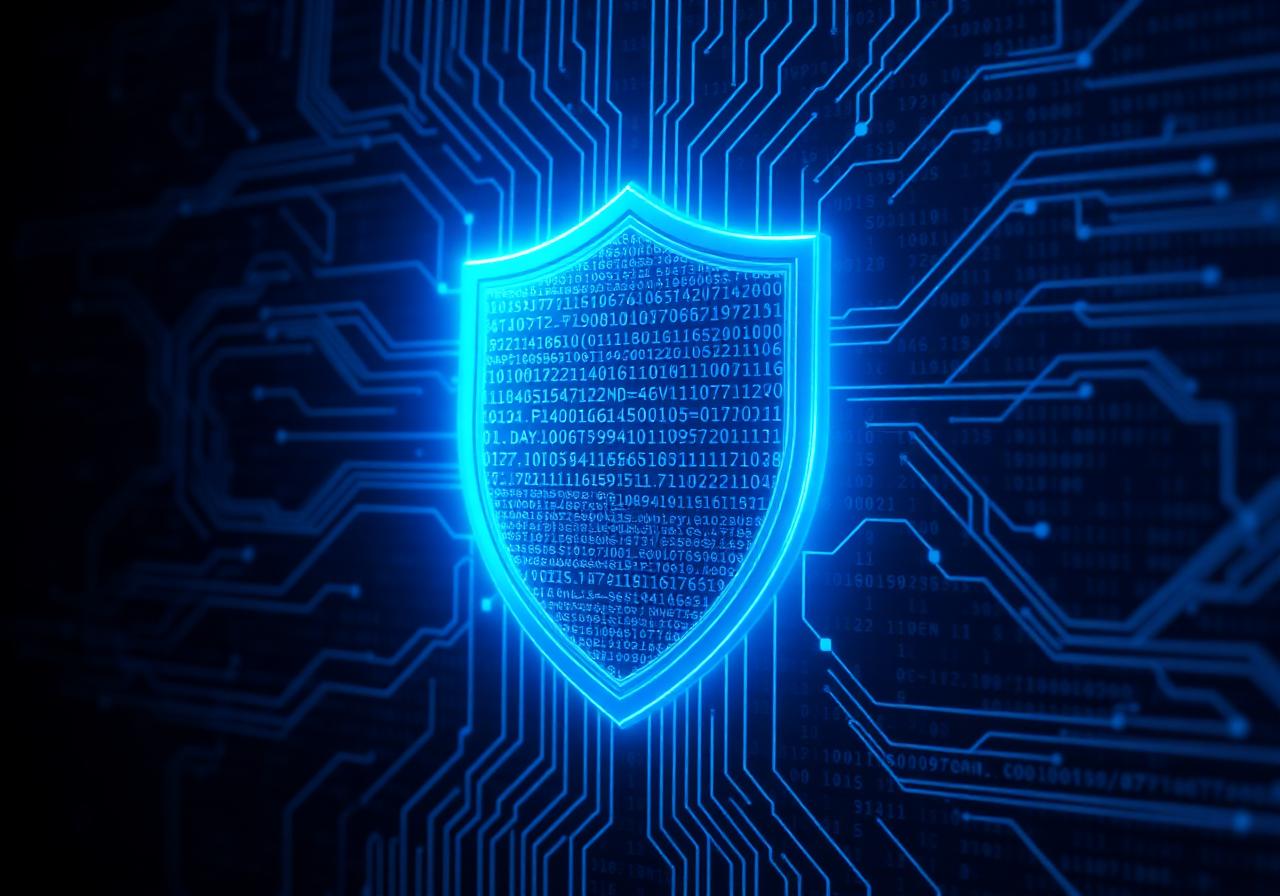Cyber shield on circuit board