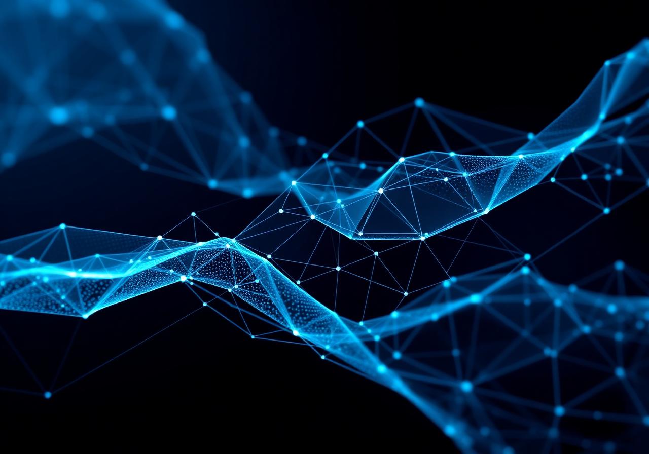 Abstract digital mesh